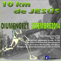 Cursa 10 km de Jesús 2014
