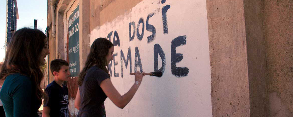 Poesia al carrer a Deltebre