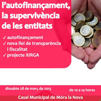 L'autofinançament, la supervivència de les entitats