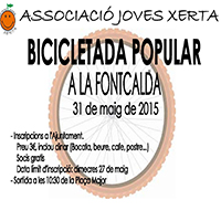 Bicicletada popular a la Fontcalda Bicicletada popular a la Fontcalda