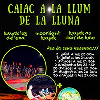 Caiac a la llum de la lluna
