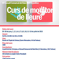 Curs de monitor de lleure Curs de monitor de lleure