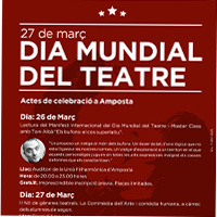 Dia Mundial teatre Dia Mundial teatre