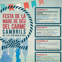 Festa de la Mare de Déu del Carme 2014, Cambrils