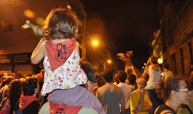 Una imatge de la processó del 29 de l'any passat Una imatge de la processó del 29 de l'any passat