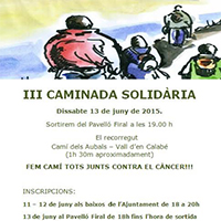 IIIa Caminada solidària IIIa Caminada solidària
