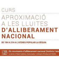 Curs d'Aproximació a les Lluites d'Alliberament Nacional Curs d'Aproximació a les Lluites d'Alliberament Nacional