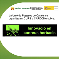 Nou curs de formació agrària a Cardona