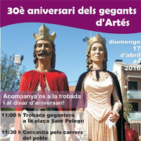30è Aniversari dels Gegants d'Artés 30è Aniversari dels Gegants d'Artés