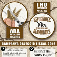 Presentació de campanya 'Objecció fiscal 2016' Presentació de campanya 'Objecció fiscal 2016'