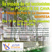 9ª Trobada de col·leccionistes de plaques de cava