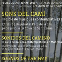 III Cicle de músiques contemplatives a Manresa