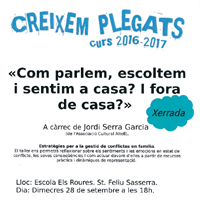 Xerrada 'Creixem plegats' Xerrada 'Creixem plegats'