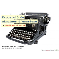 Exposició de màquines d'escriure