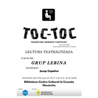 Representació de 'Toc-toc', de Laurent Babbie Representació de 'Toc-toc', de Laurent Babbie