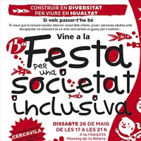 Festa per a una Societat Inclusiva Festa per a una Societat Inclusiva