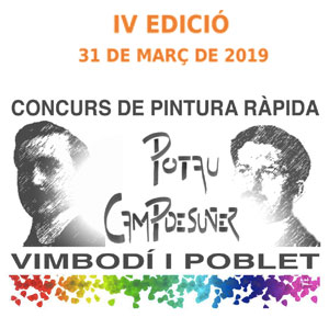 IV Concurs de Pintura Ràpida Potau-Campdesuñer, Vimbodí i Poblet, 2019 IV Concurs de Pintura Ràpida Potau-Campdesuñer, Vimbodí i Poblet, 2019