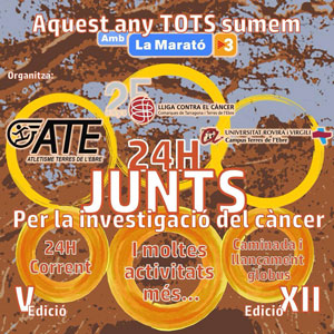 24 h Junts per la investigació del càncer - Tortosa 2018 24 h Junts per la investigació del càncer - Tortosa 2018