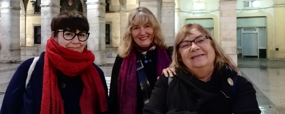 Fab Llanos, Isabel Pérez i Mari Pau Munuera (Casal Dones VNG)