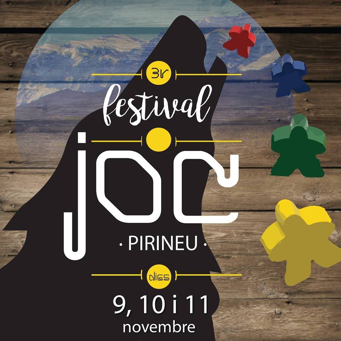 El cartell del festival del joc de la Seu d'Urgell El cartell del festival del joc de la Seu d'Urgell