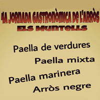 4a Jornada gastronòmica de l'arròs - Els Muntells 2016 4a Jornada gastronòmica de l'arròs - Els Muntells 2016