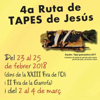 4a Ruta de Tapes de Jesús - 2018