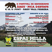 Cartell II Festival de Senderisme d'Àreu, Vall ferrera Cartell II Festival de Senderisme d'Àreu, Vall ferrera