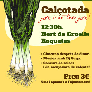 Calçotada jove i no tan jove - Roquetes 2018 Calçotada jove i no tan jove - Roquetes 2018