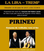 Cartell del Concert d'Artur Blasco a Tremp