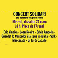 Concert solidari amb les famílies del presos polítics - Miravet 2018