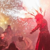 Correfoc amb els Diables de l'Onyar