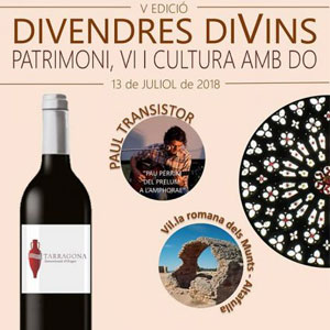 Divendres DiVins, Paul Transistor, DO Tarragona, Vil·la Romana dels Munts d’Altafulla, 2018 Divendres DiVins, Paul Transistor, DO Tarragona, Vil·la Romana dels Munts d’Altafulla, 2018