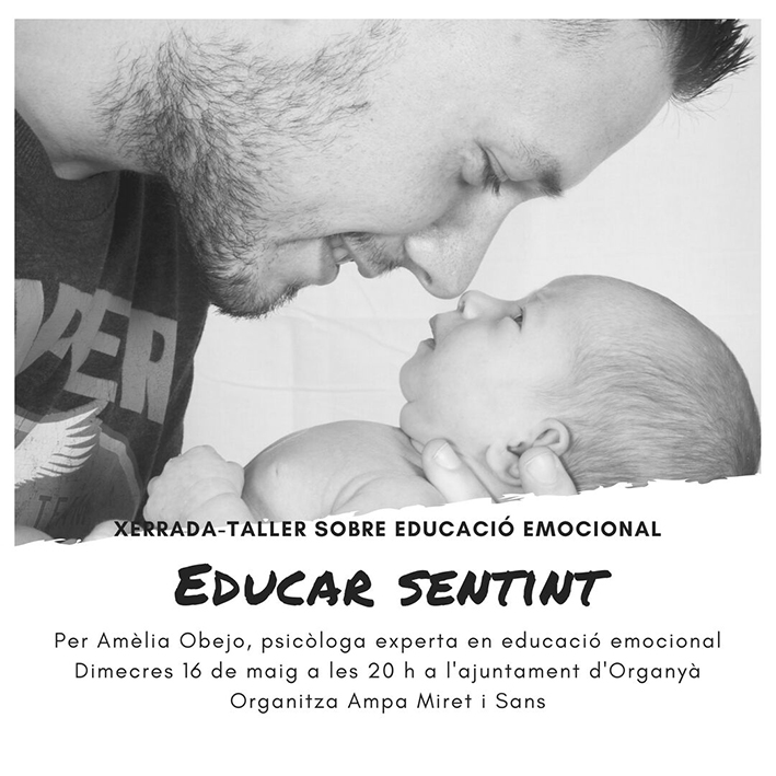 Cartell de la xerrada 'Educar Sentint'