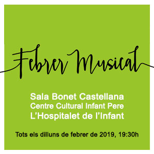 Cicle de conferències ‘Febrer Musical’ a l'Hospitalet de l'Infant Cicle de conferències ‘Febrer Musical’ a l'Hospitalet de l'Infant