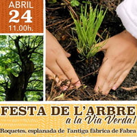 Festa de l'Arbre a la Via Verda - Roquetes 2016