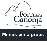 Forn de la Canonja - Menús per a grups