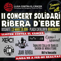 II Concert solidari Ribera d'Ebre - Benissanet 2017 II Concert solidari Ribera d'Ebre - Benissanet 2017