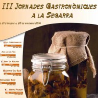 III JORNADES GASTRONÒMIQUES A LA SEGARRA, Florejacs, Segarra, 2016, Surtdecasa Ponent III JORNADES GASTRONÒMIQUES A LA SEGARRA, Florejacs, Segarra, 2016, Surtdecasa Ponent
