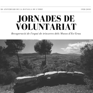 Jornades de Voluntariat - Gandesa 2018 Jornades de Voluntariat - Gandesa 2018