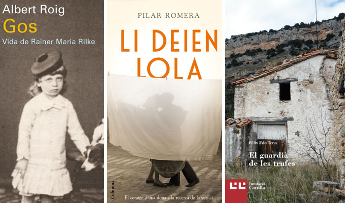 Llibres 'Gos', 'Li deien Lola' i 'El guardià de les trufes' 