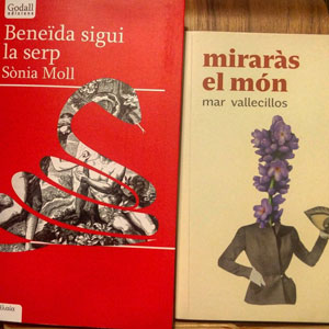 Presentació, llibres, Miraràs el món, Beneida sigui la serp, Mar Vallecillos, Sònia Moll, Biblioteca Pública Salvador Estrem i Fa, Falset, Camp de Tarragona, 2019