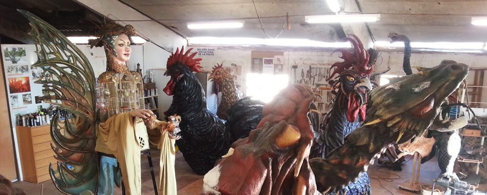 El taller de la vilafranquina Dolors Sans El taller de la vilafranquina Dolors Sans