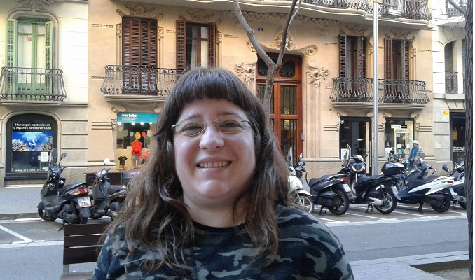 Mireia Redondo, autora de "Tal com raja" (Barcelona, 07/03/2018)