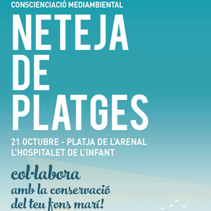 Jornada de neteja de platges a Hospitalet de l’Infant