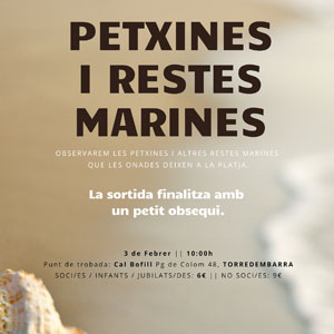 Activitat familiar ‘Petxines i altres restes marines’ Activitat familiar ‘Petxines i altres restes marines’
