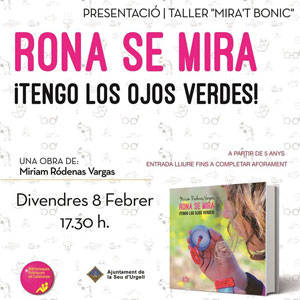 Llibre 'Rona se mira. ¡Tengo los ojos verdes!' de Míriam Ródenas Vargas