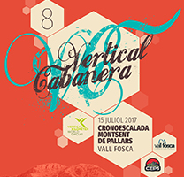 Fragment del cartell de la 8a Vertical Cabanera