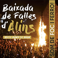 Fragment del cartell de la Baixada de Falles d'Alins