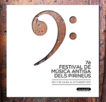 Cartell del Festival de Música Antiga dels Pirineus