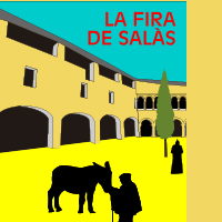 Fragment del cartell de la Fira de Salàs d'enguany